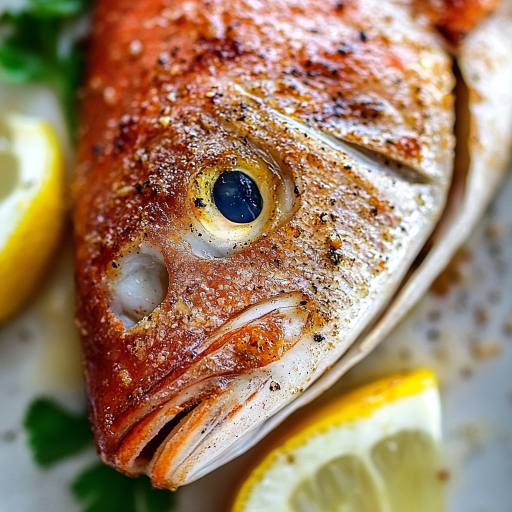 Baked Red Snapper